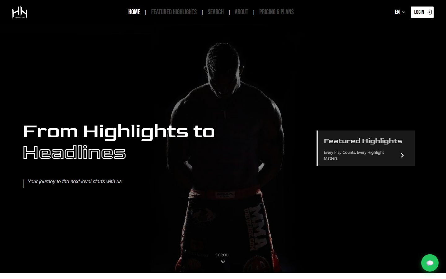 Highlight Hub website home page